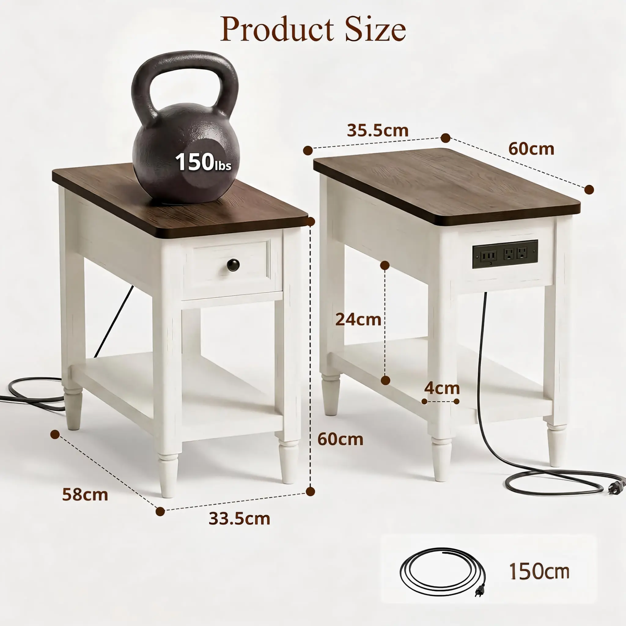 slim side table dimensions size chart slim side table dimensions size chart