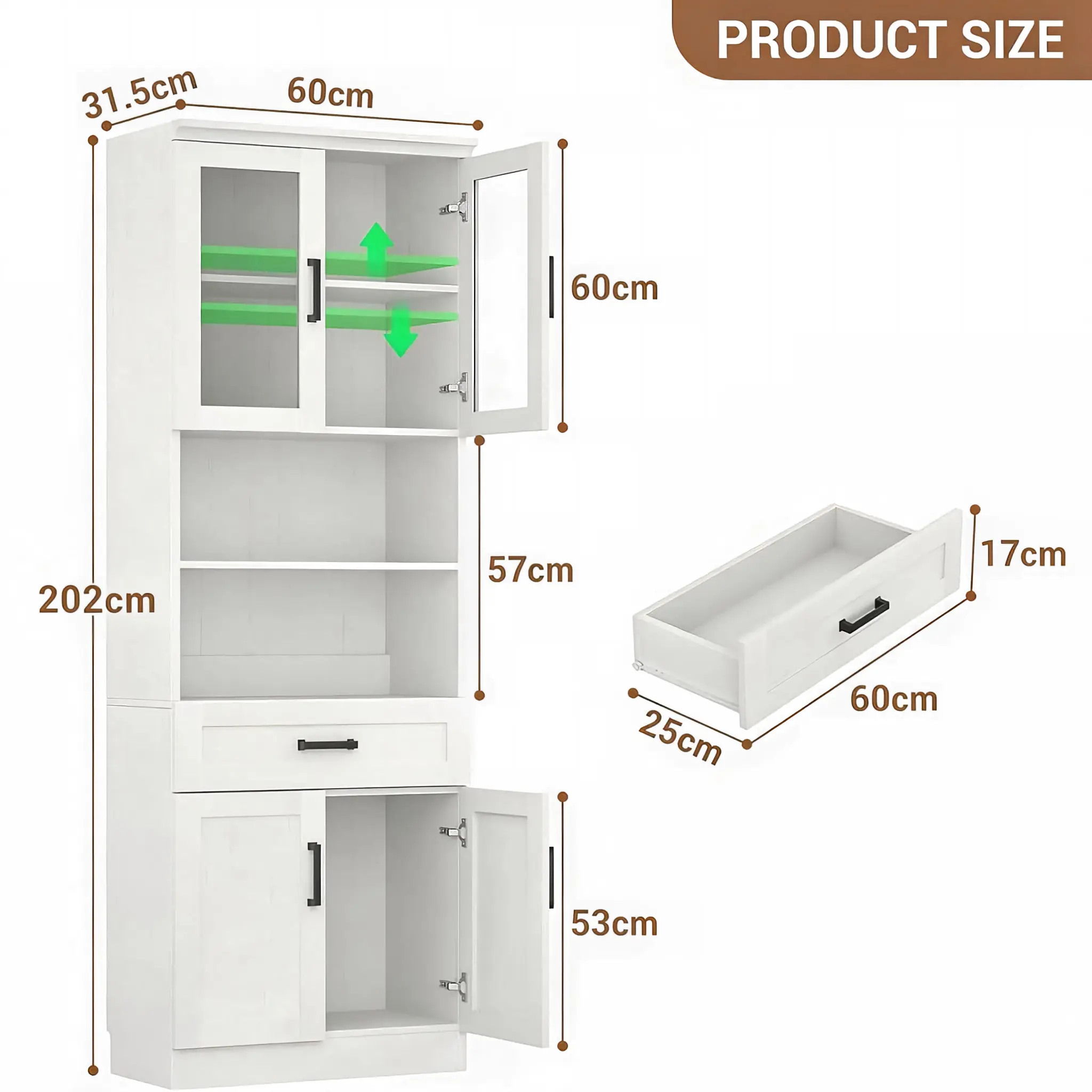 white kitchen pantry cabinet 202cm dimensions size chart white kitchen pantry cabinet 202cm dimensions size chart