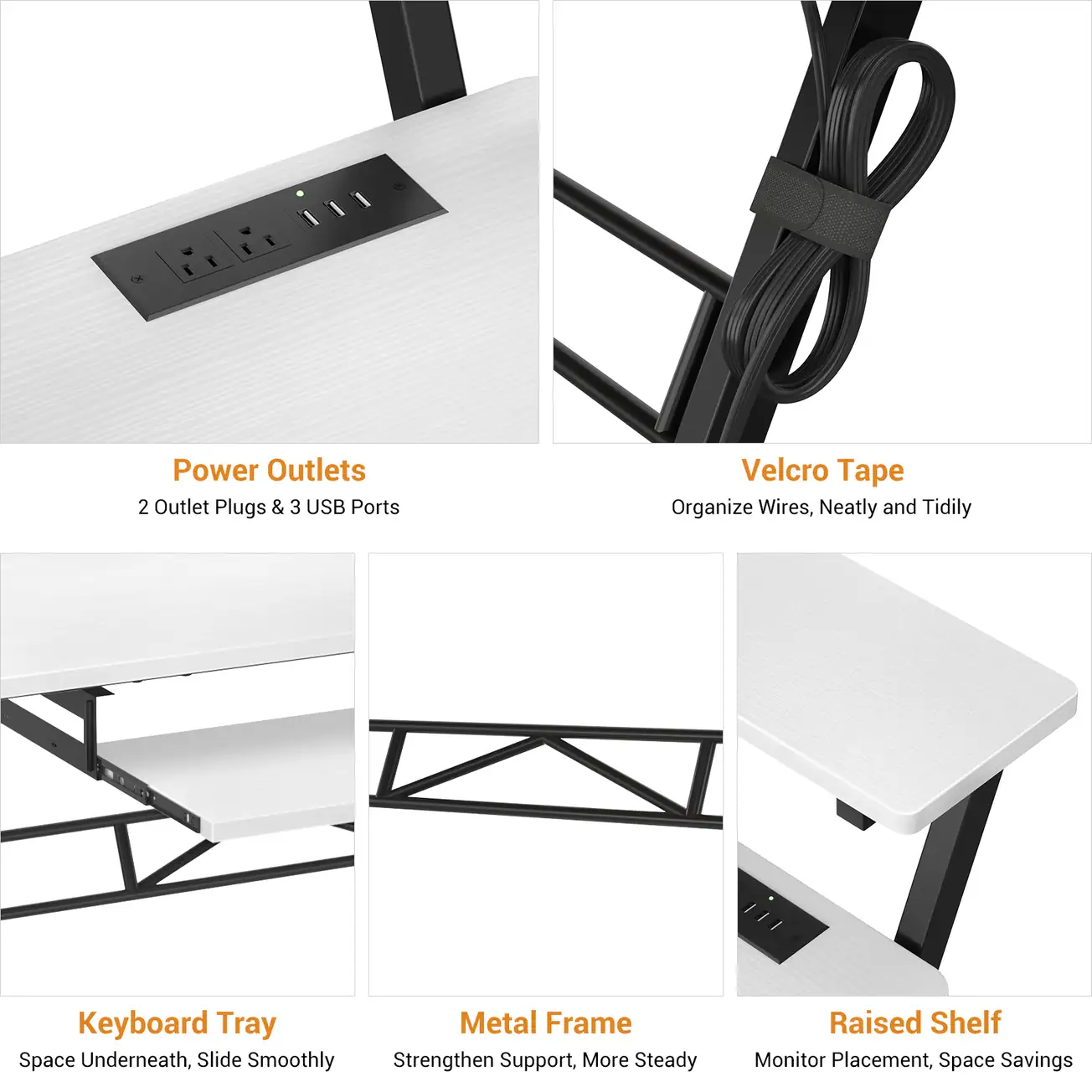 white wood studio desk features details grid white wood studio desk features details grid